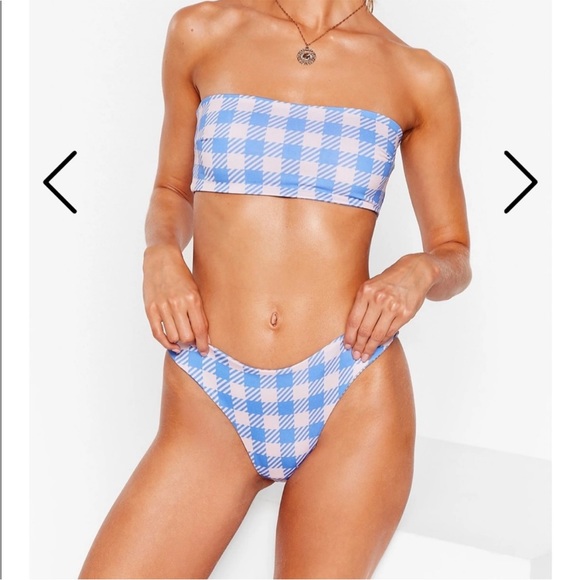 Nasty Gal Bandeau Bikini - Picture 1 of 6